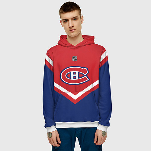 Мужская толстовка NHL: Montreal Canadiens / 3D-Белый – фото 3