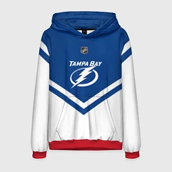 Толстовка-худи мужская NHL: Tampa Bay Lightning, цвет: 3D-красный