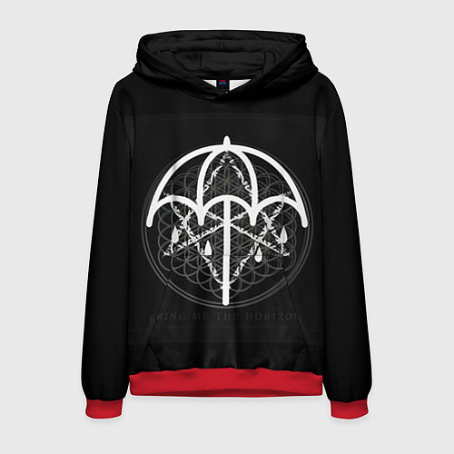 Мужская толстовка BMTH: Rain Symbol / 3D-Красный – фото 1