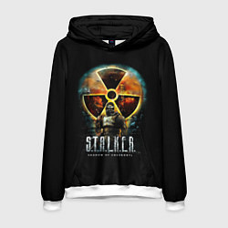 Толстовка-худи мужская STALKER: Shadow of Chernobyl, цвет: 3D-белый