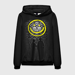 Толстовка-худи мужская Sherlock Smile, цвет: 3D-черный