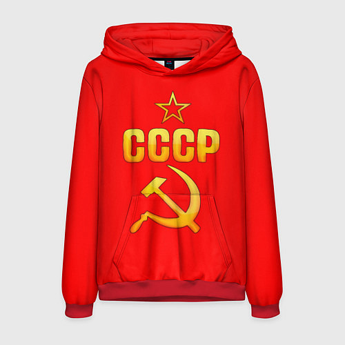 Мужская толстовка СССР / 3D-Красный – фото 1