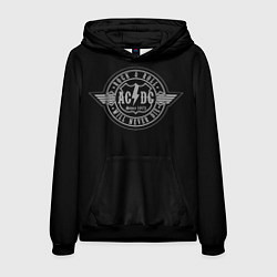 Толстовка-худи мужская AC/DC: Will never die, цвет: 3D-черный