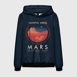Толстовка-худи мужская Mars Adventure Camp, цвет: 3D-черный