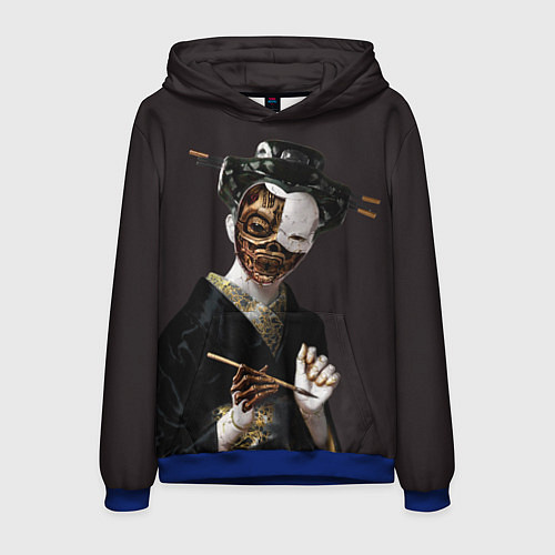 Мужская толстовка Ghost In The Shell 1 / 3D-Синий – фото 1