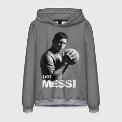 Толстовка-худи мужская Leo Messi, цвет: 3D-меланж