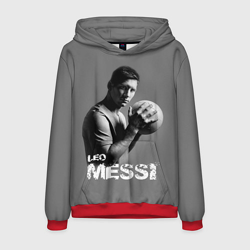 Мужская толстовка Leo Messi / 3D-Красный – фото 1