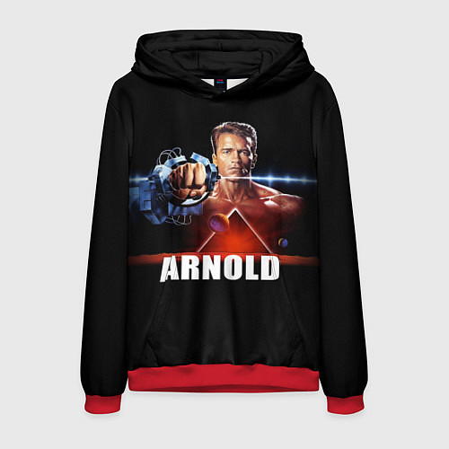 Мужская толстовка Iron Arnold / 3D-Красный – фото 1
