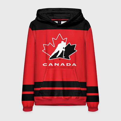 Мужская толстовка Canada Team / 3D-Красный – фото 1