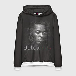Толстовка-худи мужская Dr. Dre: Detox, цвет: 3D-белый