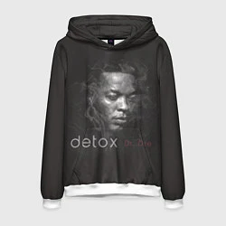 Толстовка-худи мужская Dr. Dre: Detox, цвет: 3D-белый