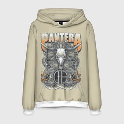 Толстовка-худи мужская Pantera: Wild Goat, цвет: 3D-белый