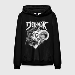 Толстовка-худи мужская Dethklok: Goat Skull, цвет: 3D-черный