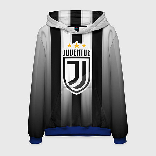 Мужская толстовка Juventus FC: New logo / 3D-Синий – фото 1