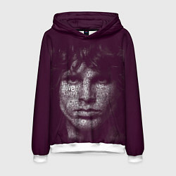 Толстовка-худи мужская The Doors: Jim Morrison, цвет: 3D-белый