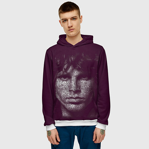 Мужская толстовка The Doors: Jim Morrison / 3D-Белый – фото 3