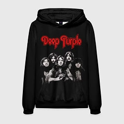 Толстовка-худи мужская Deep Purple, цвет: 3D-черный