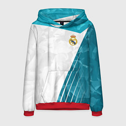 Толстовка-худи мужская FC Real Madrid: Abstract, цвет: 3D-красный