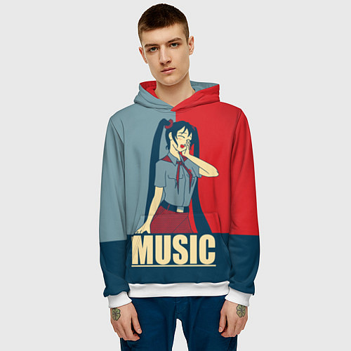 Мужская толстовка Everlasting Summer / 3D-Белый – фото 3