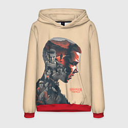 Толстовка-худи мужская Stranger Things, цвет: 3D-красный