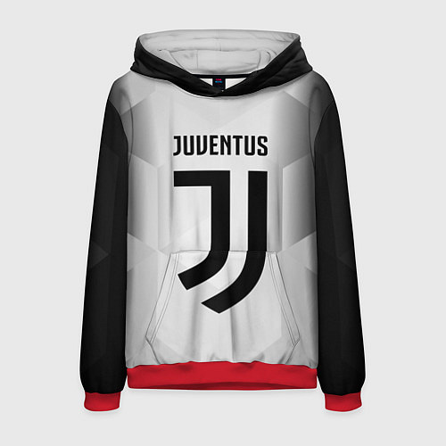 Мужская толстовка FC Juventus: Silver Original / 3D-Красный – фото 1