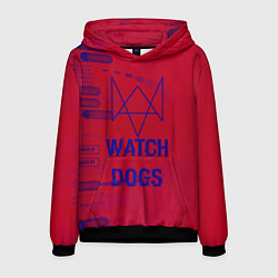 Толстовка-худи мужская Watch Dogs: Hacker Collection, цвет: 3D-черный