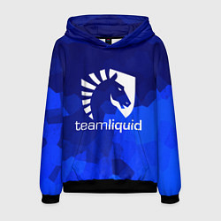 Толстовка-худи мужская Team Liquid: Polygons, цвет: 3D-черный