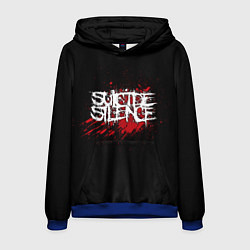 Толстовка-худи мужская Suicide Silence Blood, цвет: 3D-синий