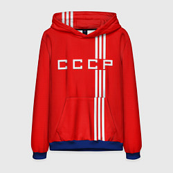 Толстовка-худи мужская Cборная СССР, цвет: 3D-синий