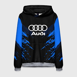 Толстовка-худи мужская Audi: Blue Anger, цвет: 3D-меланж