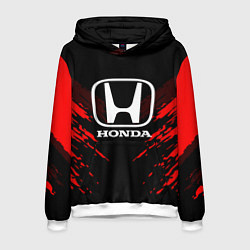 Толстовка-худи мужская Honda: Red Anger, цвет: 3D-белый