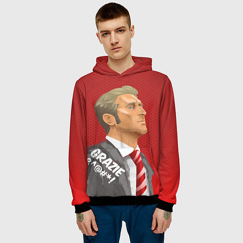 Мужская толстовка Grazie / 3D-Черный – фото 3