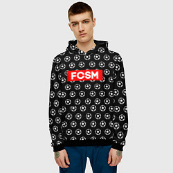 Толстовка-худи мужская FCSM Supreme, цвет: 3D-черный — фото 2