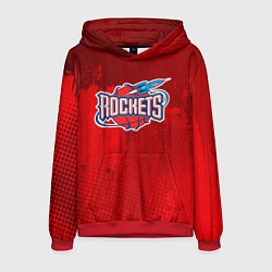 Толстовка-худи мужская Rockets NBA, цвет: 3D-красный