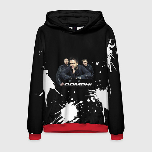 Мужская толстовка Группа OOMPH! / 3D-Красный – фото 1