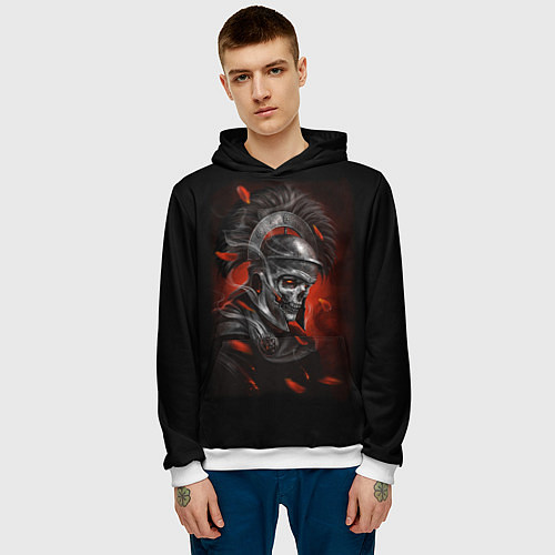 Мужская толстовка Мертвый легионер / 3D-Белый – фото 3