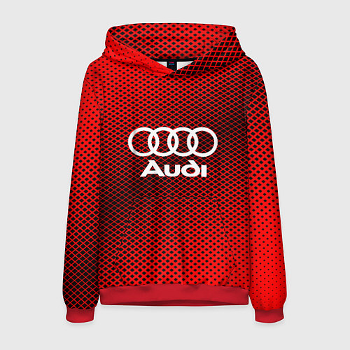 Мужская толстовка Audi: Red Carbon / 3D-Красный – фото 1