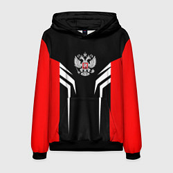 Толстовка-худи мужская Russia: Sport Line, цвет: 3D-черный