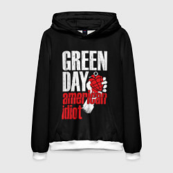 Толстовка-худи мужская Green Day: American Idiot, цвет: 3D-белый