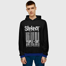 Толстовка-худи мужская Slipknot: People Shit, цвет: 3D-синий — фото 2