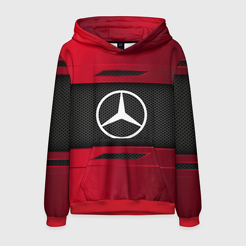Мужская толстовка Mercedes Benz Sport / 3D-Красный – фото 1