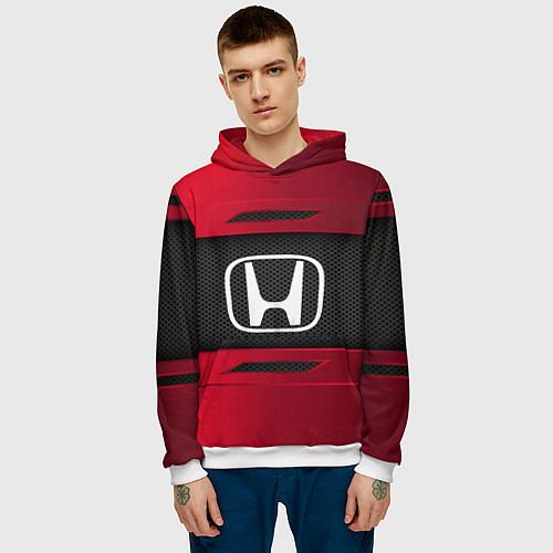 Мужская толстовка Honda Sport / 3D-Белый – фото 3