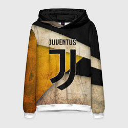 Толстовка-худи мужская FC Juventus: Old Style, цвет: 3D-белый