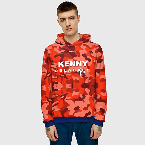 Мужская толстовка Kenny: Obladaet Camo / 3D-Синий – фото 3