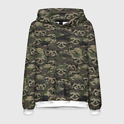 Толстовка-худи мужская Лига лени, цвет: 3D-белый