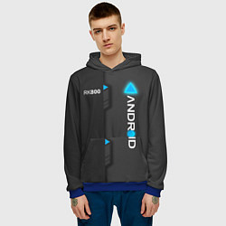 Толстовка-худи мужская RK800 Android, цвет: 3D-синий — фото 2