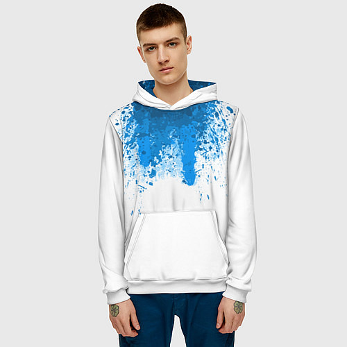 Мужская толстовка Android Blood: White / 3D-Белый – фото 3