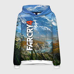 Толстовка-худи мужская Far Cry 4: Ice Mountains, цвет: 3D-белый