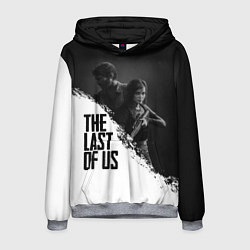 Толстовка-худи мужская The Last of Us: White & Black, цвет: 3D-меланж