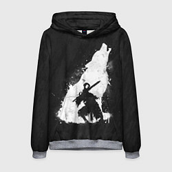Толстовка-худи мужская Dark Souls: Howling Wolf, цвет: 3D-меланж